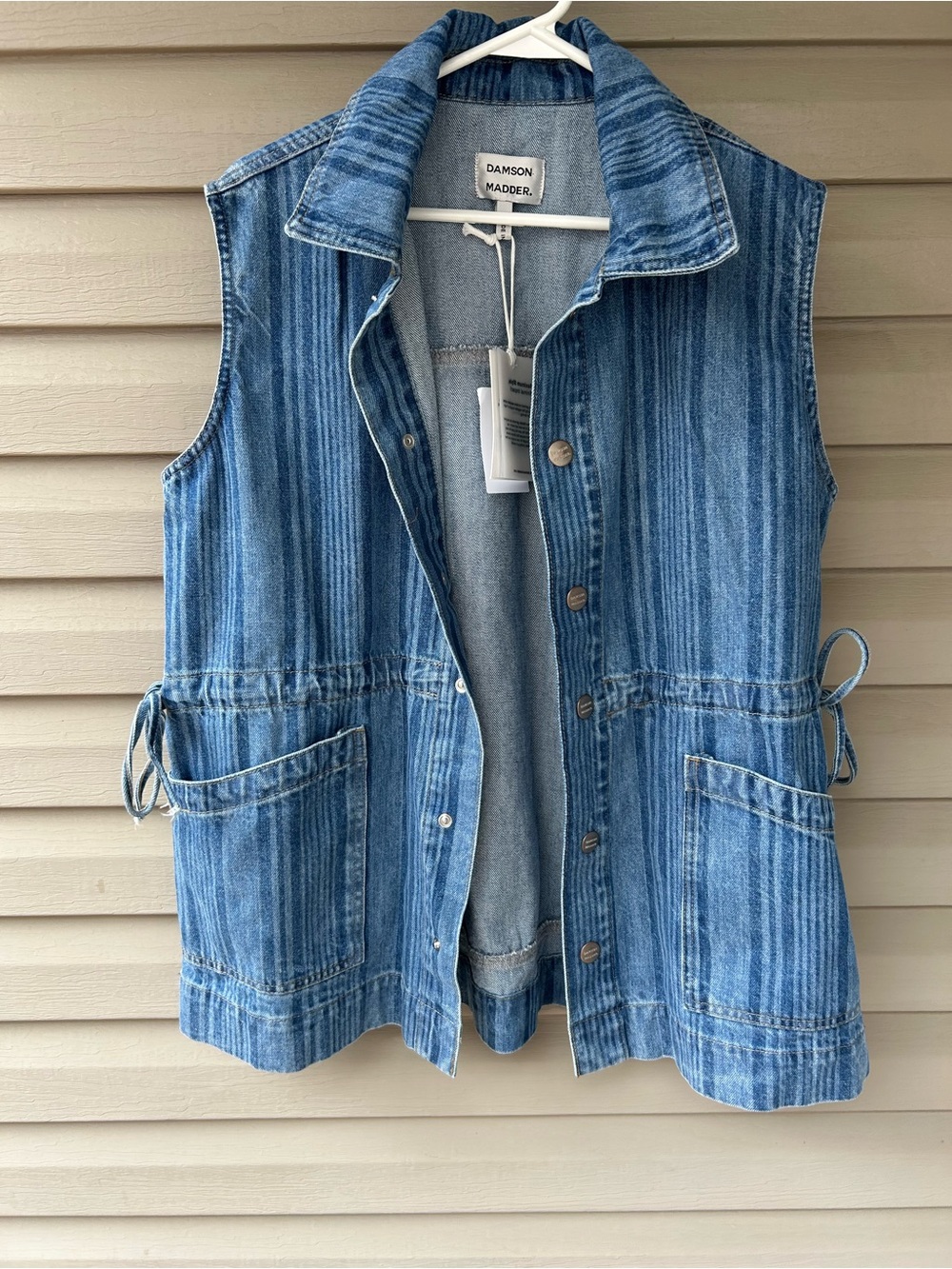 Damson Madder NWT Oversized Denim Hera Gilet
